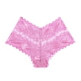 thumbnail image 7 of Women's Lace Hipster Panty - Semi-Sheer Seamless Soft Underwear with Cotton Liner, 7 of 7