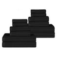 thumbnail image 3 of Family Modern Cotton 12-Piece Towel Set, Black by Blue Nile Mills, 3 of 8