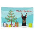 thumbnail image 1 of Carolines Treasures BB1617PILLOWCASE Christmas Tree & Doberman Fabric Standard Pillowcase, 1 of 2