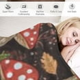 thumbnail image 3 of BCIIG Mushroom Blanket Gifts Leaf Weed Flannel Throw Blankets for Home Decor Couch Bed Sofa Soft Fuzzy Lightweight for All Season  40x50in, 3 of 6