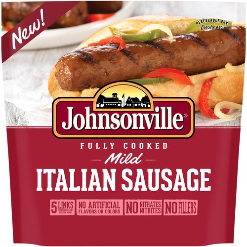Johnsonville Mild Italian Sausage, 5 count, 13 oz