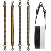 4Pcs 2 Colors Electrical Tape Holder Electrical Tape Hooks Polyester Electrical Tape Chain Electrical Tape Strap with Trigger Snap Hook Strap Tape Holder for Pouch Bag Tool Box Construction DIY