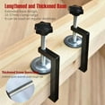 thumbnail image 2 of 4pc G Clamps for Woodworking,C-Clamp for Wood Plastic Cutting Drilling Reversed for Workpiece Fixing Hand Tool Parts,4 x G clamp,Black, 2 of 8