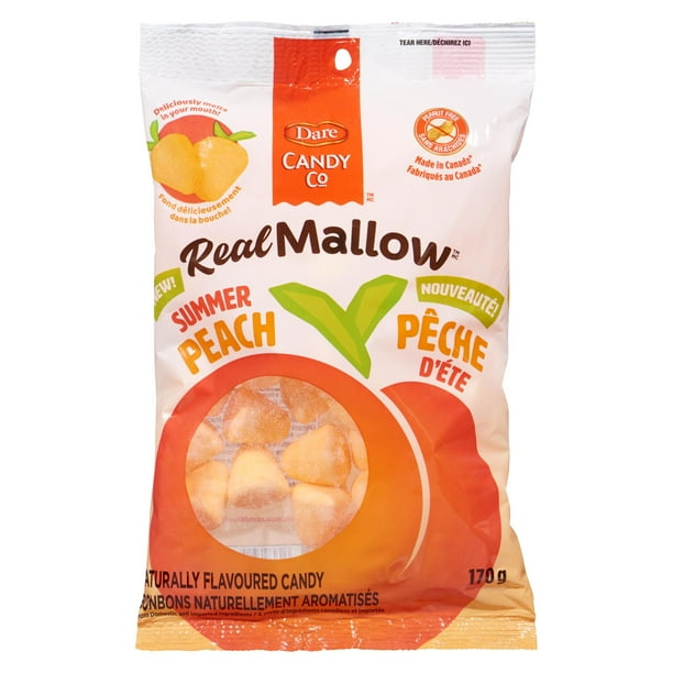Dare REALMALLOW Marshmallow Peach, Real Mallow Candy Walmart.ca