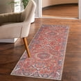 thumbnail image 3 of GLN Rugs Kerasus - Indoor, Machine Washable Area Rug 2'6"x7' Multi Red Home Carpet, 3 of 7
