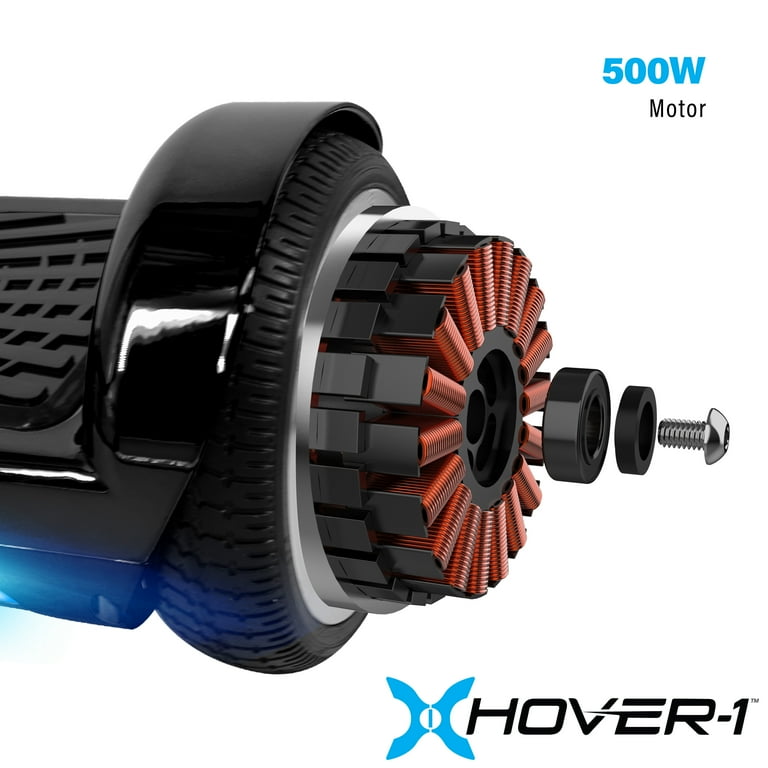 Hover 1 Ultra Electric Hoverboard for Kids Teens w 6.5 Wheels LED Lights 4 Hour Battery Life Black Walmart