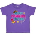 thumbnail image 3 of Inktastic Cutest Cowgirl in Town with Cowgirl Hat and Boots Girls Toddler T-Shirt, 3 of 5