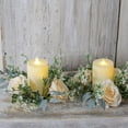 thumbnail image 2 of Wedding Table Centerpiece Artificial Valentine's Day Rose Wedding Table Flower Wreath Wedding Wreath Wedding Decorations, 2 of 9