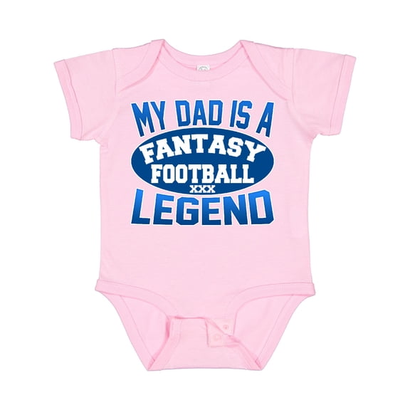 Inktastic My Dad is a Fantasy Football Legend Boys or Girls Baby Bodysuit