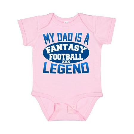 

Inktastic My Dad is a Fantasy Football Legend Gift Baby Boy or Baby Girl Bodysuit