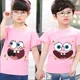 thumbnail image 4 of Ropa de dibujos animados para niños, camisetas de algodón con estampado de dibujos animados de manga corta de Anime para verano, 4 of 5