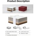thumbnail image 2 of GHSDFBB 3D Memo Pad Magic Castle Time Piece Calendar Notepad Non-Sticky Notes Paper Carving Convenience Stickers Art Craft Gift for Christmas Housewarming Desktop Decoration (V, without Light), 2 of 3