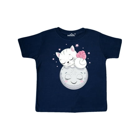 

Inktastic Cat on the Moon Gift Toddler Boy or Toddler Girl T-Shirt