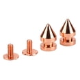 thumbnail image 3 of Metal Rivet Spikes Screw Back, Spiked Cone Spike Stud Rose Gold  For Bags 8x13.5mm, 3 of 8