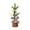 B, variant on AUDeals Small Artificial Christmas Tree for Tabletop, Slim Pencil Mini Christmas Tree with Farmhouse Decor for Desk & Home