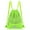 Green, variant on Costway Drawstring Backpack String Bag Folding Sports Sack w/Zipper Pocket Blue