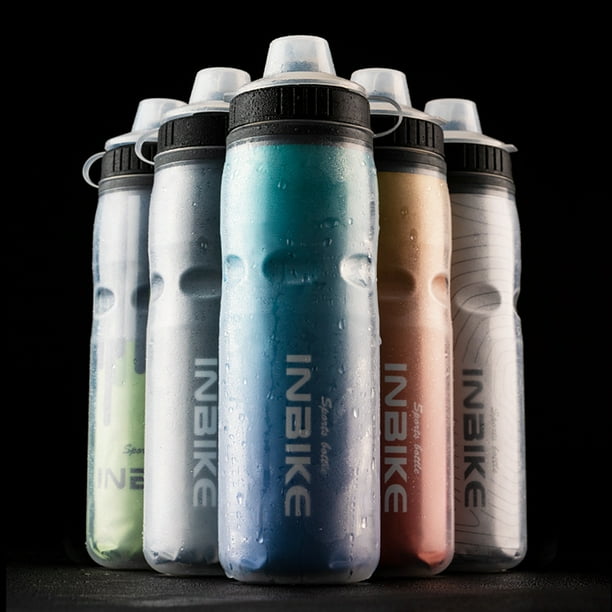 Insulated Mountain Bike Water Bottle BPA Free Cycling and Sports