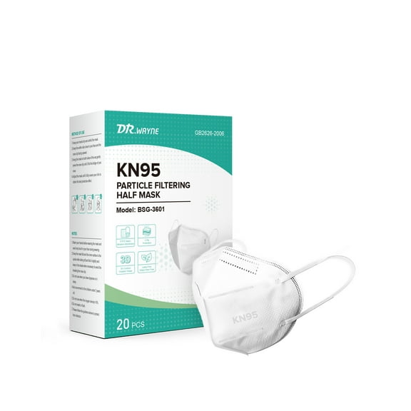 DR. Wayne 20 Pack -Disposable cloth KN95 Facemask Breathing protection