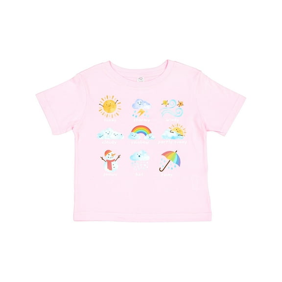 Inktastic Pastel Weather Chart Boys or Girls Toddler T-Shirt