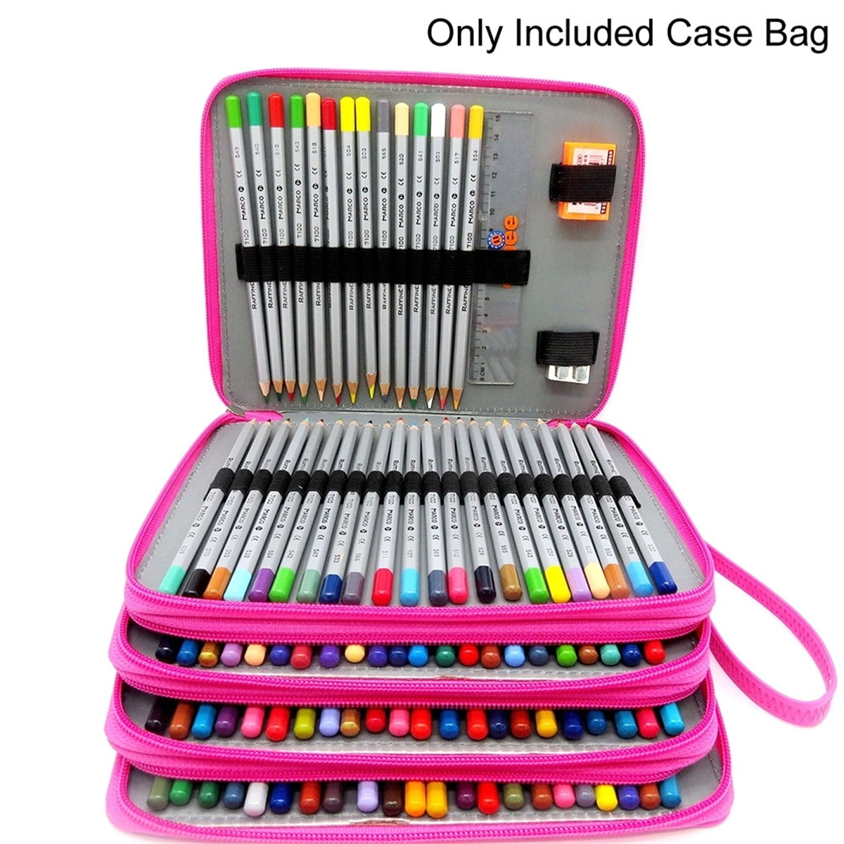 184 Slots Pencil Organizer Handy Wareable Colored Pen Bags Portable ...