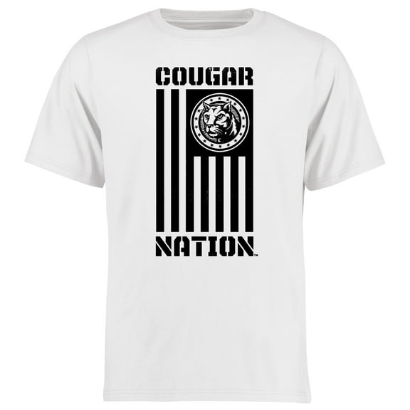 Men's White Charleston Cougars Alternate Logo One T-Shirt