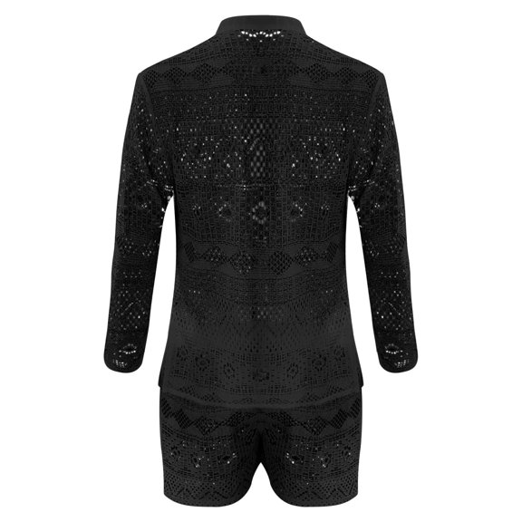 Vedolay Set For Men Casual Summer Men's 2 Pieces Set Short Sleeve Beach V-neck Shirts Summer Vacation Loose Short with Pockets,Green 3XL