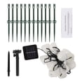 thumbnail image 3 of Cadena De Luz De Hongo Con Energía Solar De Plástico Con 12 * Led Blanco Cálido 1.2V 600Mah Hongo Solares Decorativas Para Decoración De Jardín De Jardín De Parque Yuarrent HA014446-00, 3 of 7