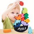 thumbnail image 1 of Children Building Block Animal Shape Nesting Block Toddler Nesting Block Wooden Educational Kids Stacking Toy, Type 2, 1 of 7