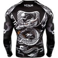 thumbnail image 2 of Venum Men's Dragon's Flight Long Sleeve Rash Guard MMA BJJ Black/White, 2 of 2