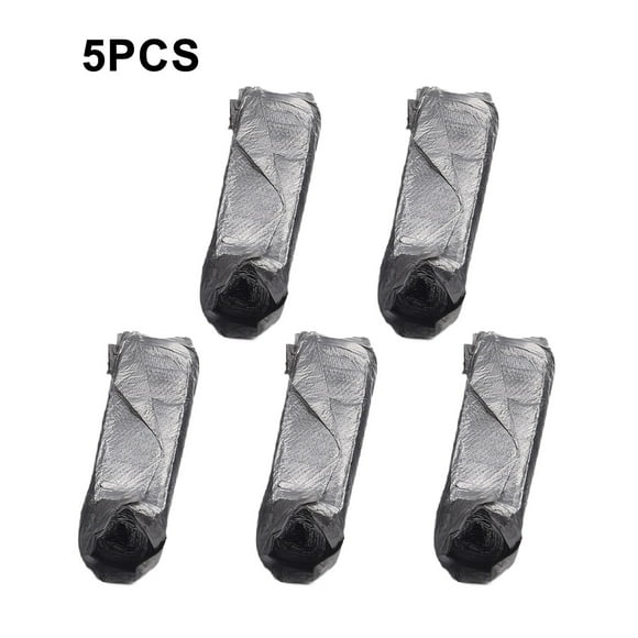 Camping Toilet Bags, 5-Roll Set of Portable Biodegradable Composting Bags for Clean and Convenient Waste Management during Outdoor Activities