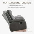 thumbnail image 4 of CHITA for Living Room Manual Rocker Recliners with Adjustable Headrests, Elephant Grey, 4 of 5