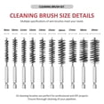 thumbnail image 3 of 13Pcs Copper Pipe Cleaner Set Professional Copper Tube Cleaning Brush 1/2 3/4 1 inch Reusable Pipe Cleaning Tool for Electric Drill, 3 of 11