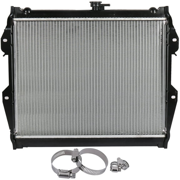 Replacement for 1986 1987 1988 1989 1990 for Toyota Pickup for Standard Cab Pickup SR5 CCIYU Plastic Aluminum Radiator and Oil Hose Clamps