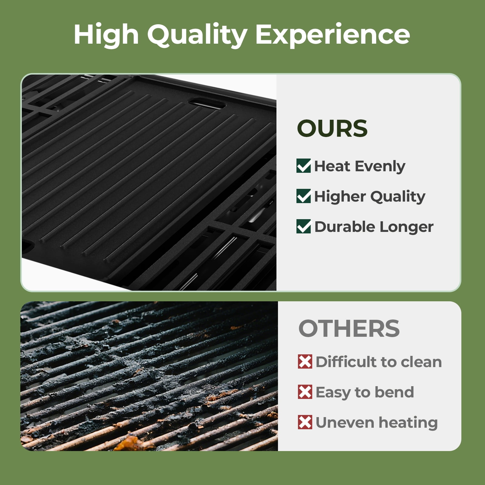 WAA 4-Burner BBQ Propane Gas Grill,32000 BTU Outside Stainless Steel Barbecue Propane Grill,Ideal for Outdoor Cooking Camping Park Balcony