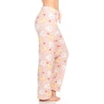 thumbnail image 2 of DARESAY Women's Super-Soft Plush Fleece Pajama Bottoms/Printed Lounge Pants, 2 of 4
