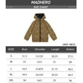 thumbnail image 6 of MADHERO Boys Girls Rain Jacket Lightweight Long Sleeve Windbreaker Yellow Leopard 10, 6 of 6