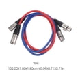 thumbnail image 2 of BESTYASH 2Ud Cable De Micrófono Balanceado Para Altavoces Con Reducción De Ruido En Uso Diario, 2 of 7