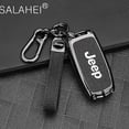 thumbnail image 2 of Funda protectora para llave de coche para Jeep Renegade Wrangler Patriot Grand Cherokee Compass Liberty WK2 KL Accessories, 2 of 4