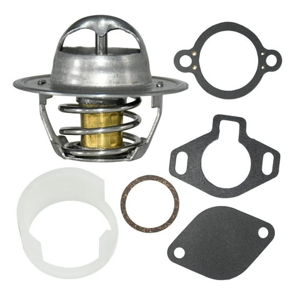 GHmarine Thermostat Kit 160° with Plastic Sleeve for MerCruiser V6 & V8 4.3L,5.0L,5.7L,7.4L,8.2L 1987-Up 807252Q5 18-3647