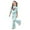 j-1775Mint Green484, variant on MEZZALL Kids Girls Bowknot Outfit Cute Bow Heart Print O-Neck Short Sleeve Tops With Flare Leg Pants Toddler Two Piece Matching Trendy Children Fashion Clothes Sets