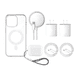 thumbnail image 1 of 7kit Funda Para iPhone + Mica+ Audifono+ Cargador 20w Modelo Blanco Iphone 15ProMax, 1 of 4
