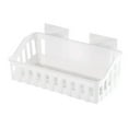 thumbnail image 1 of Large Plastic Storage Basket Kitchen Bathroom Wall Storage Shelf Hanging Rack Corner Basket Holder Organizer Kitchen Shelf Organizer Rack Kitchen Storage Shelf Rack, 1 of 3
