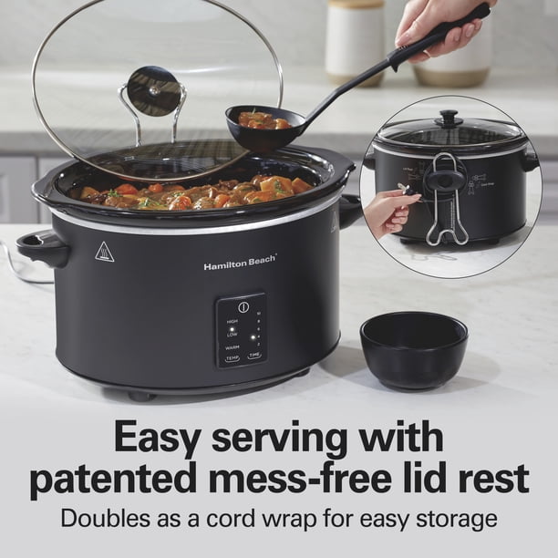 Hamilton Beach Slow Cooker - Multi-program - Walmart Business Supplies