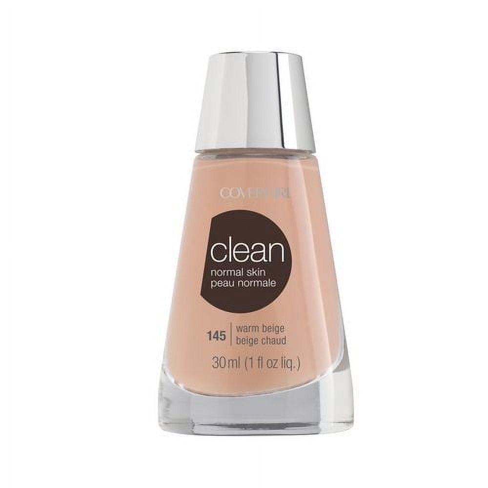 COVERGIRL Fond de teint liquide Clean, maquillage liquide léger et aéré, effet naturel, à base d'eau, non comédogène, 100% Sans Cruauté