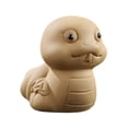 thumbnail image 2 of Estatua de serpiente pequeña, figura de escritorio, arte, estantería, regalo, figura en miniatura para amantes. Amarillo, 2 of 9