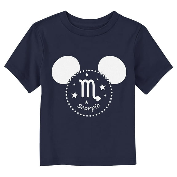 Toddler's Mickey & Friends Scorpio  Graphic Tee Navy Blue 5T