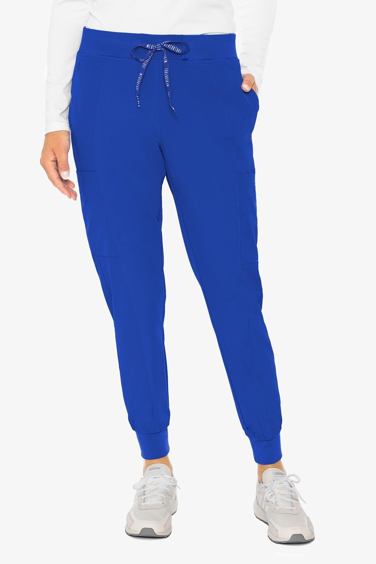 Med Couture 8721 Peaches Seamed Jogger Royal