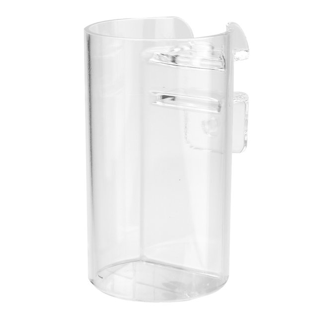 Anillo de alimentación para peces de acuario, cuenco alimentador automático de alimentos para mascotas, acrílico transparente, 1 ud.