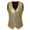 Gold, variant on 2025 Clearance! asdoklhq Clearance Jackets Under $5.00,Men Stylish Suit Blazer Business Wedding Party Button Waistcoat Vest Tops Blouse