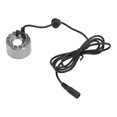 thumbnail image 1 of 12 Lights Colorful Fog Maker Stainless Steel Water Mist Atomizer for Aromatherapy Oxygen Bar Waterscape Atomized Bonsai EU Plug 110‑240V, 1 of 4